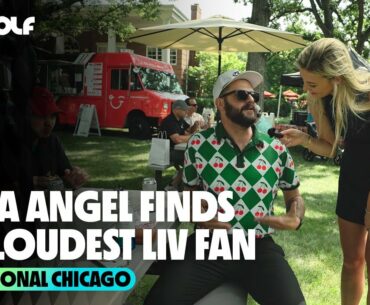 Bella Angel Finds the Loudest LIV Fan | Invitational Chicago