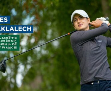 Ines Laklalech continues to lead in France with second round 66 (-5) giving her a one shot lead