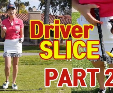 Driver Slice -Swing analysis Part 2 | Golf with Aimee