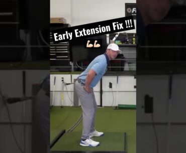 Fix The Early Extension In Your Golf Swing ASAP!!