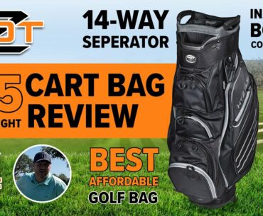 GOLF BAG REVIEW - Hot-Z Golf 5.5 Cart Bag - Rock Bottom Golf