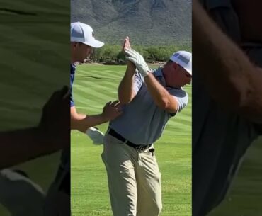 Right Arm In The Golf Swing (Easy Way To Keep The Elbow In Front!)