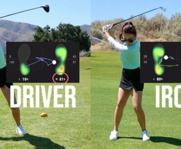 DRIVER vs IRON Footwork Comparison | Mystery Aid Game Pt. 3 | Playing Lesson