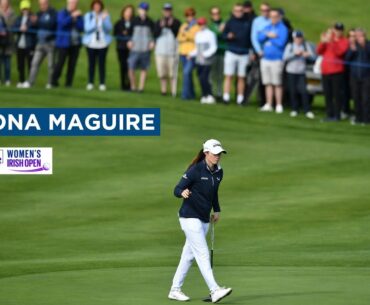 Listen to that Leona Maguire ROAR as she birdies the last on Day Three