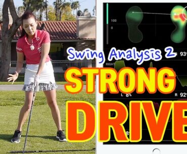 Driver: Strong Lower Body (Swing Analysis 2) | Golf with Aimee