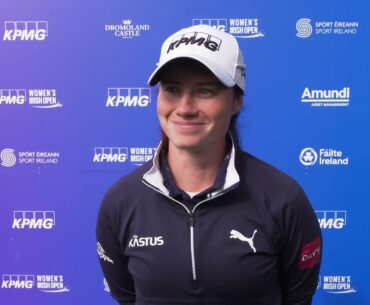 Leona Maguire Day 3 Saturday Flash Interview 2022 KPMG Women's Irish Open