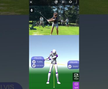 Using sportsbox AI to coach elite Golf swing