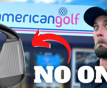 NO ONE is buying second hand GOLF CLUBS from American Golf...