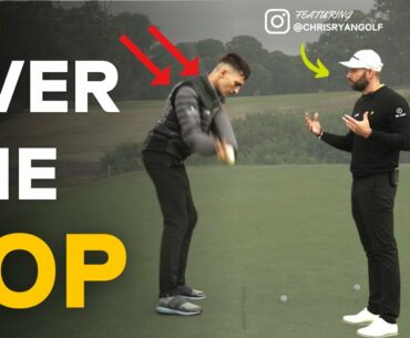 Over The Top Golf Swing: Easy Way to Fix It