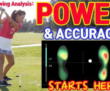 Swing Analysis: Power & Accuracy starts with THIS! | Golf with Aimee