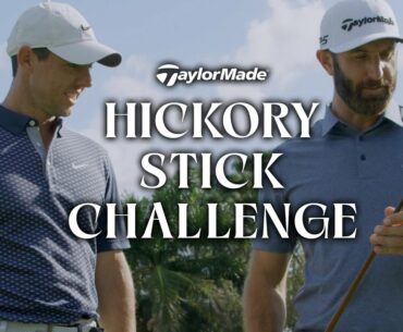 Rory McIlroy and Dustin Johnson Hickory Club Challenge | TaylorMade Golf