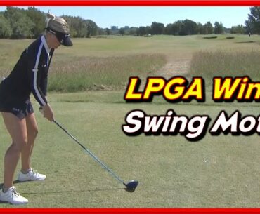 LPGA Winner "Charley Hull" Powerful Driver Iron Swing & Slow Motions Ascendant 2022 Champion