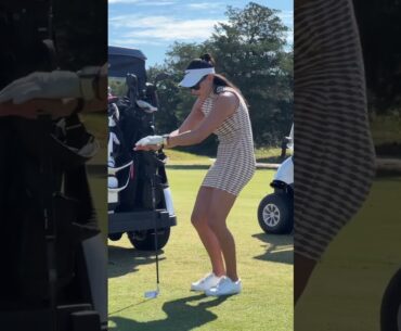 Fit Golfer Girl Shenanigans! #shorts #golfshorts #golfer #golfswing