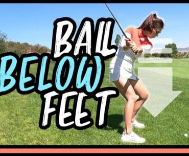 When the ball is below your feet... COPY THESE! | GTD Chipping Guide For Lower Scores (Ep. 3)