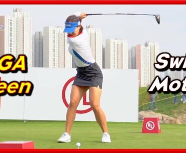 LPGA "In Gee Chun" Smoth Swing & Beautiful Slow MotionsㅣDriver & Iron