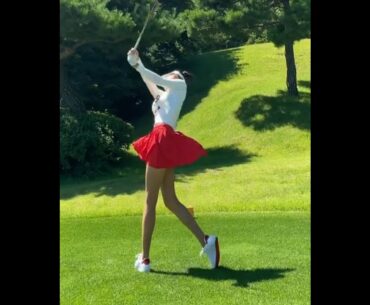 와 완전 굿샷 !!!!!!! 자연스러운 간략한 스윙👏👏❤️   #golf #short  #골프  | GOLF VN