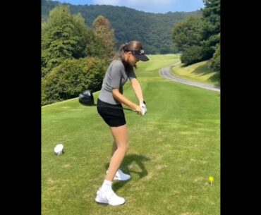 와 진짜 파워스윙이에요멋져요👏#golf #short  #골프  | GOLF VN