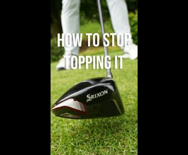 THIS WILL STOP YOU TOPPING THE GOLF BALL, this works