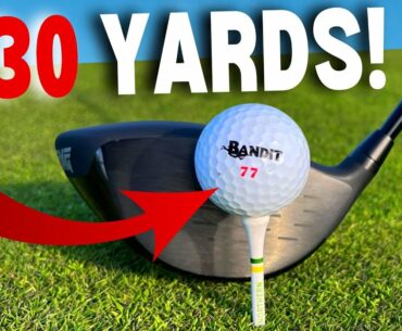 This ILLEGAL GOLF BALL is 30 YARDS LONGER Than a PRO-V1!?