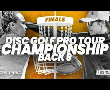 2022 DIsc Golf Pro Tour Championship | Finals B9 | Mandujano, Tattar, Gannon, Scoggins