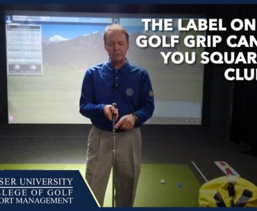 How The Label On Your Golf Grip Can Help You Square The Clubface Through Impact
