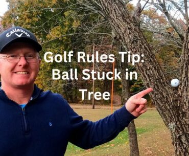 Golf Rules Tip: Ball Stuck in Tree