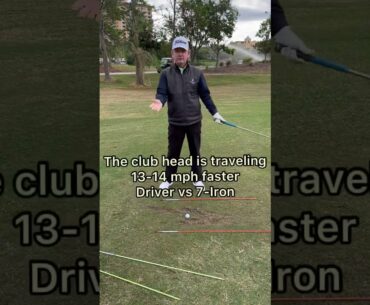 There are two difference releases in the golf swing. Driver vs iron.