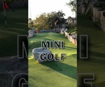 DAMIEN VS TREVOR: Curlewis Mini Golf - Hole 3 #golf #short #golfing