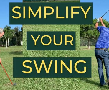 How to simplify my golf swing 4K   4K