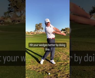 Step-by-Step: How to Get Better Wedge Shots #shorts #youtubegolf #golfshort #golf