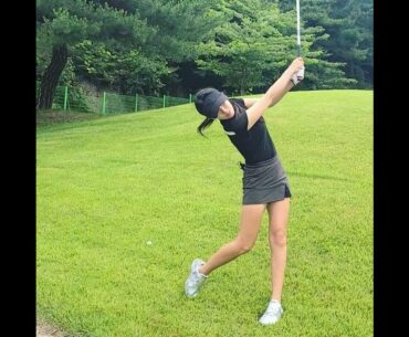 여름냄새 좋다🥰함께해서 좋은건가우리또가여😘 #허은지프로💋 | GOLF VN