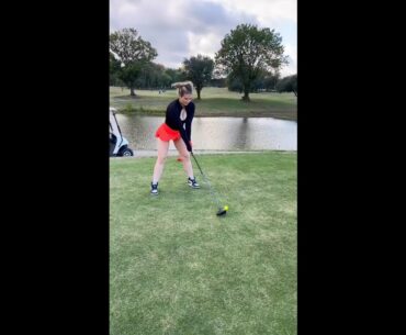 Beautiful swing 😍   #golf #shorts #golfgirl      | GOLF#SHORT