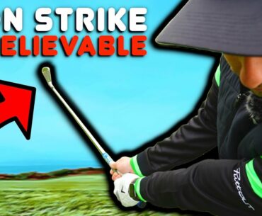 GOLF IRON STRIKE DRILL that WORKS WITH 90% of GOLFERS