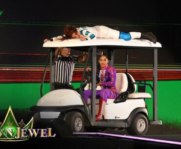 Bianca Belair takes Bayley for a golf cart ride: WWE Crown Jewel (WWE Network Exclusive)