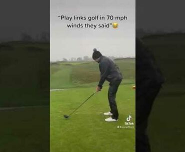 WHAT'S THE WORST WEATHER YOU'VE PLAYED GOLF IN #golfshorts