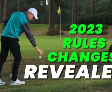 2023 GOLF RULES CHANGES... REVEALED!