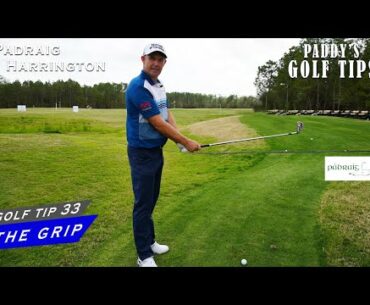 HOW TO GRIP YOUR GOLF CLUB CORRECTLY | Paddy's Golf Tip #33 | Padraig Harrington