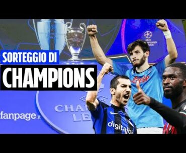 Champions, il sorteggio delle italiane agli ottavi: Napoli-Eintracht, Milan-Tottenham e Inter-Porto