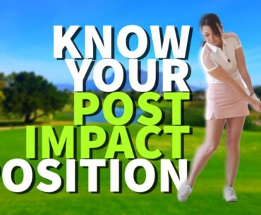 Know Your Post Impact Position! | Golf with Aimee