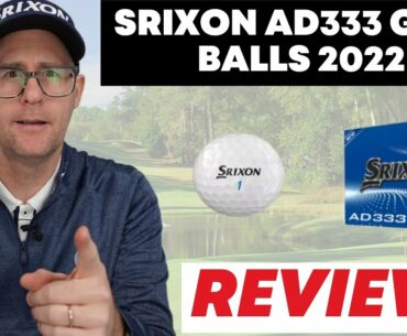 Srixon AD333 Pure White Golf Balls REVIEW 2022 10TH Generation