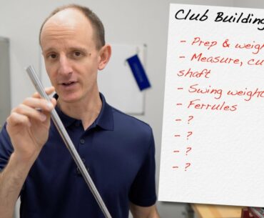 Beginner Golf Club Building Checklist