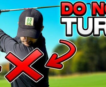 Don't Turn Your Shoulders for a Driver Golf Swing