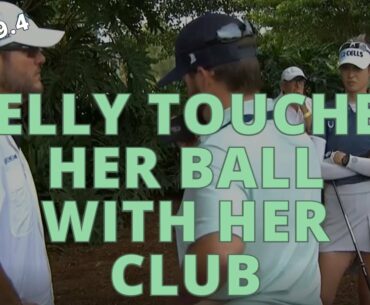 NELLY Touched Her Ball With Her Club - Golf Rules Explained