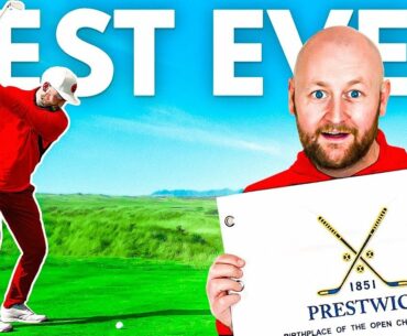 The BEST Golf I've Played! (Prestwick Golf Club)