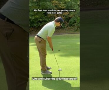 Golf swing rebuild: Hole More Putts!