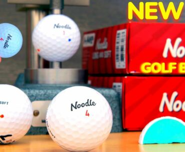 NEW BEST TAYLORMADE NOODLE LONG AND SOFT GOLF BALLS REVIEW - EASY DISTANCE GOLF BALL