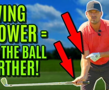 GOLF: Swing SLOWER But Hit The Golf Ball FARTHER!