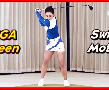 LPGA Top "MinJee Lee" Solid Swing & Beautiful Slow MotionsㅣIron Wood Driver