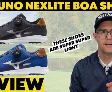 Mizuno NexLite BOA Golf Shoes - Review - These shoes are very light!