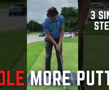 3 KEYS TO IMPROVE YOUR PUTTING - GOLF #shorts